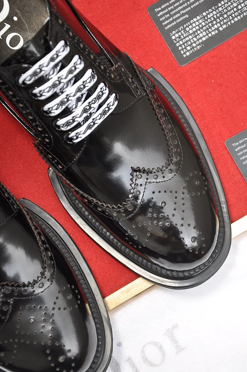 Men's shoes 💰700💶 [Dior] high-end goods Niuli original order quality Dior —🆘.Dior original order purchasing, high-end leather shoes, fabric: imported from Italy open-edge beaded cowhide ➕ water-dyed cowhide/cowhide lining ➕ special original outsole, fine workmanship, real-life shooting 🎬 size: 38-45 (customized at 45)